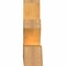 Ekena Millwork Saratoga Rough Sawn Timber Gable Bracket, Western Red Cedar, 108"W x 22"H x 6"D x 6"F, 5/12 Pitch GBW108X22X0606SAR00RWR - alternate 2